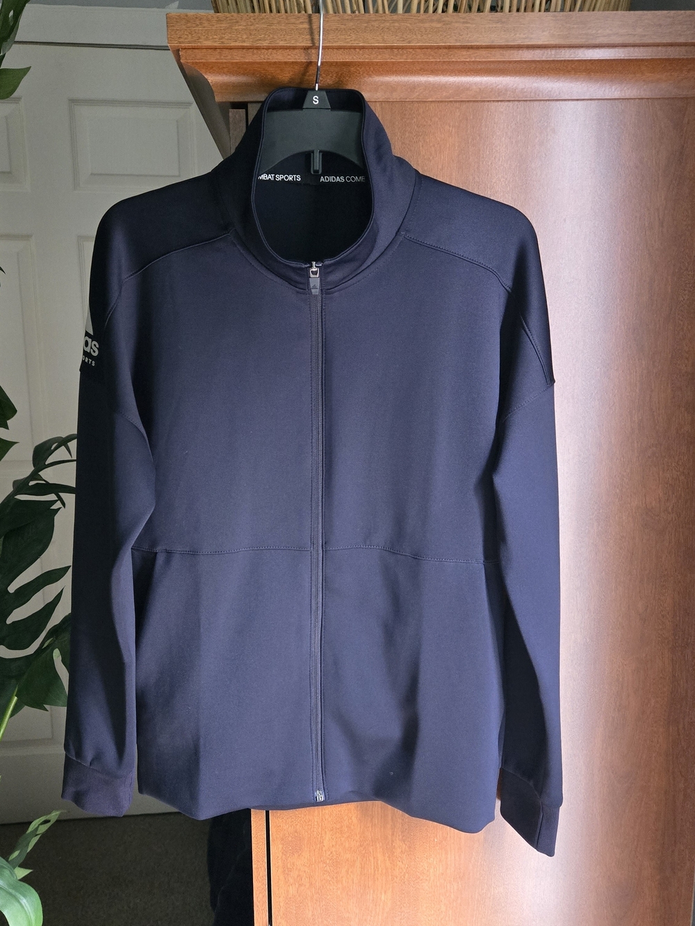 adidas Navy Blue Lightweight Full-Zip Jacket